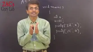 C-Prog #5: Integer, Float and Character Variables, Reserve words, Format Strings.