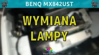 BENQ MX842UST 📽️ Wymiana lampy (dałem ciała... 😔)