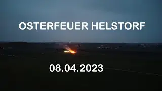 Osterfeuer Helstorf 2023 - Aerial - 4K