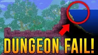 Terraria WORST DUNGEON FAIL EVER! (Terraria Best World Seeds Showcase #1) @demizegg