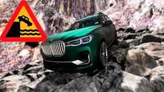 Cars vs Cliff Drops #9 - #BeamNGDRIVE | Chaos Roads