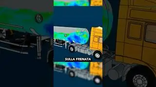 Tanker truck braking 🤔🚛⛔