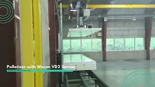 Wecon Palletizing Machine Solution Using VD2 Servo