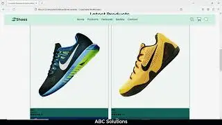Picture card design | Shoes Website HTML/CSS/JS | DM 007