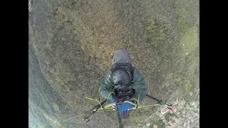 Paragliding the side of an active volcano!  Zafferana Etnea, Sicily, Italy