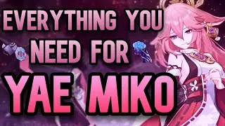 HOW TO PREPARE FOR YAE MIKO | Genshin Impact 2.5 | Yae Miko Ascension Materials + Farming Guide