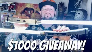 $1000 AHSOKA LIGHTSABER GIVEAWAY | Proffie Neopixel | Star Wars | Mandalorian | ARTSABERS