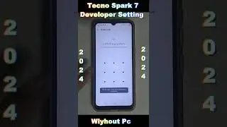 How to tecno spark 7 developer Setting  mode on || tecno spark 7 developer Setting ||without pc 2024