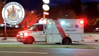 BCAS BLS Unit 63754 & ALS Unit 63459 Responding