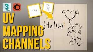 Tutorial How to Use UV Mapping Channels in 3Ds Max | Eris Graphic
