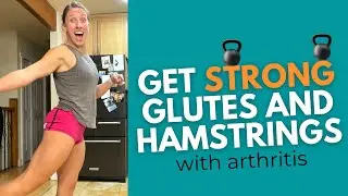 Kettlebell Hamstring Workout | 6 BEST exercises for stronger hamstrings/glutes with osteoarthritis