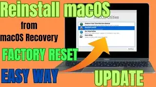 How to install ,reinstall or restore  MacBook Air and Pro (All Models) IOS using internet[2024].