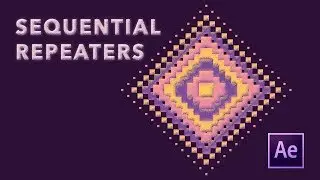 Delayed Sequential Repeater Animations | After Effects Tutorial