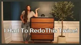 MCM Dresser Refresh // MCM Dresser Makeover 2.0 Redoing it for a second time
