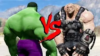 HULK VS BANE TN1 DEATH BATTLE - GTA 5 MODS !!!