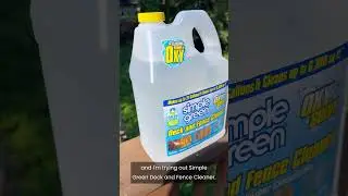 Cleaning Hack: Backyard Decks