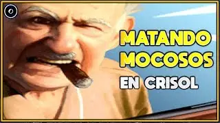 El abuelito del crisol mata mocosos