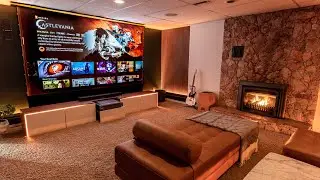 The Modern DREAM Home Theater Room Makeover!