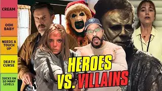 Ranking Horror Movie Characters & Villains by Tier List | Ranking Extravaganza