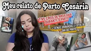 Relato de parto Cesária ✨