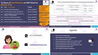 Day 3- BTP Extension Suite | Extension Development with CAP & RAP | SAP CAP & RAP Training