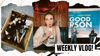 Starting minimalism challenge, London foodie dates +A  Good Person Premier | Weekly Vlog