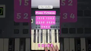 Interstellar Piano Tutorial 🎹 #piano #tiktok