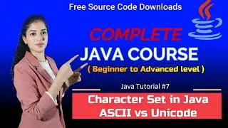 Character Set in Java | ASCII vs Unicode [HINDI]