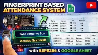 IoT Fingerprint Attendance System with Google Sheets