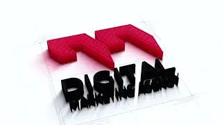 99 Digital Marketing 3D Sketch Logo Reveal Animation
