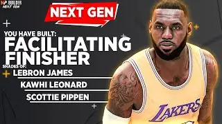 BEST FACILITATING FINISHER (SF) BUILD ON NBA 2K21!