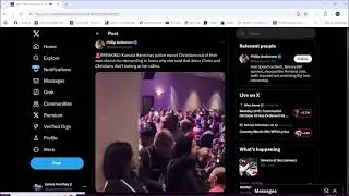 Kamala Has Christian Escorted Out By Police In Her Own Church