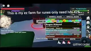 how to farm easy rune bags in rpg simulator