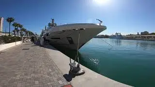 Malaga Spain Costa Del Sol Walking Tour - Yachts Parked at Muelle Uno Docks