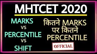 MHTCET 2020😱😱|MARKS VS PERCENTILE VS SHIFT|CHECK YOUR PERCENTILE HERE|LATEST UPDATES|