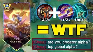 FINALLY! NEW ALPHA BEST BROKEN BUILD IN SOLO RANK 🔥(must try alpha new meta build 2024 🤯)