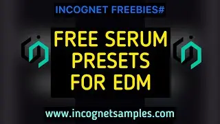INCOGNET FREE SERUM PRESETS [EDM, BASS HOUSE]. LINK INSIDE