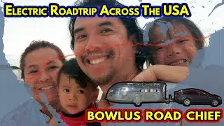 Bowlus RV towed by EV from Coast to Coast