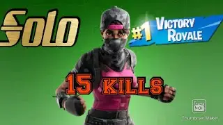 Fortnite solo win(15 kills)