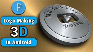 How to make 3D logo on Android || Pixellab tutorial
