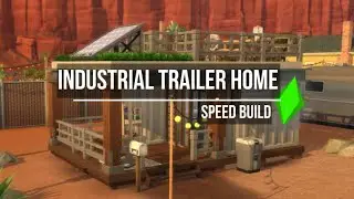 Industrial Trailer Home | The Sims 4 | Speed Build