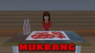 MUKBANG || SAKURA SCHOOL SIMULATOR HORROR MOVIE