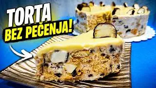 TORTA SA KREM-BANANICAMA od 5 sastojka za 5 minuta (bez pečenja)