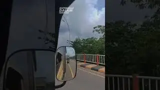 truk canter chicken logistic kalbar punya 🤓jembatan tayan kalbar 💨