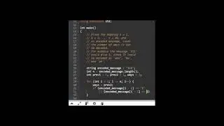 Number of ways to decode encoded message #dailycode #dailycoding #codingchallenge #codingchallenges
