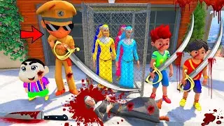 Little Singham to the Rescue: Can He Save Shiva kicko & Shinchan from Granny and grandpa