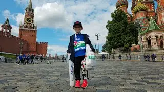 Первый забег Максима на 1км / Забег РФ