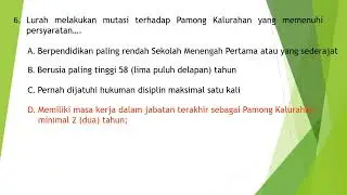 Latihan Tes Seleksi Perangkat Desa Part 4