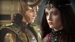 When I'm with you. | Loki Laufeyson & Morgan Pendragon (AU)