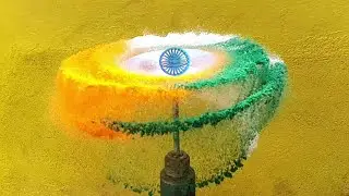 Tricolor (तिरंगा) With Water and Colours in SLOW MOTION | Republic Day | Flag Of India - Beyond Eyes
